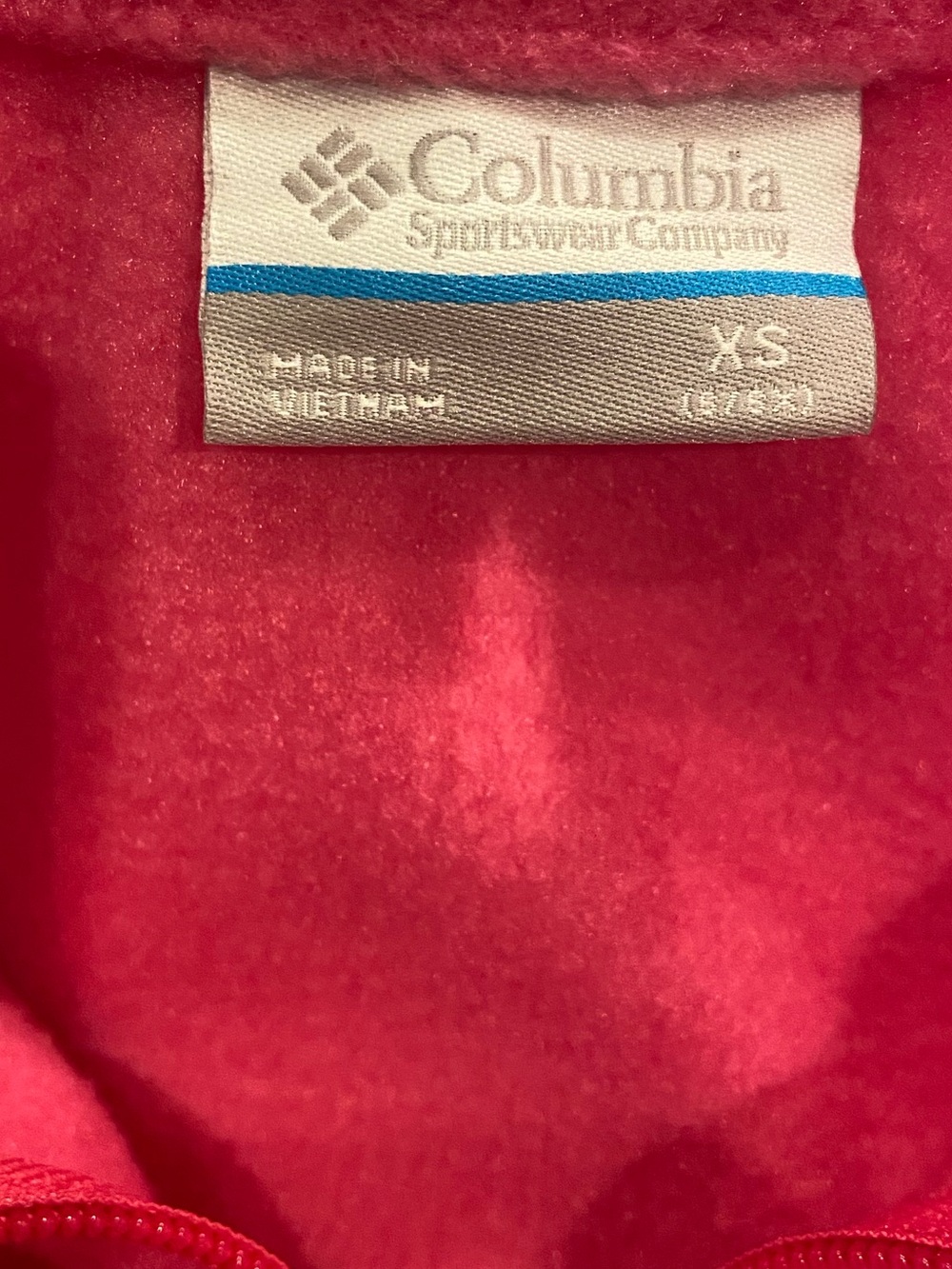 Columbia Pink Girls' Fleece Jacket size XS 6-6X - Picture 4 of 6